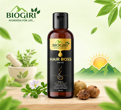 Biogiri Hair Boss | Helps Increase Hair Volume, Prevent Hair Loss & Nourish Hair Follicles | 100ml