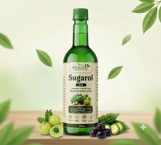 Biogiri Sugarol Ark | Ayurvedic Support for Balanced Sugar Levels | 500ml