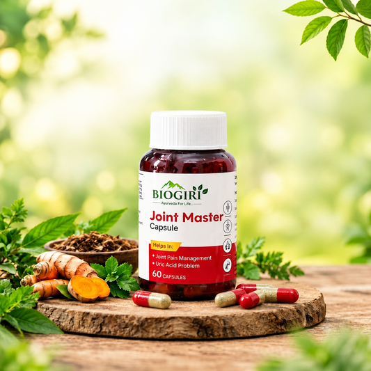 Biogiri Joint Master Capsules – Ayurvedic Joint Comfort, Mobility & Flexibility Support – 60 Capsules