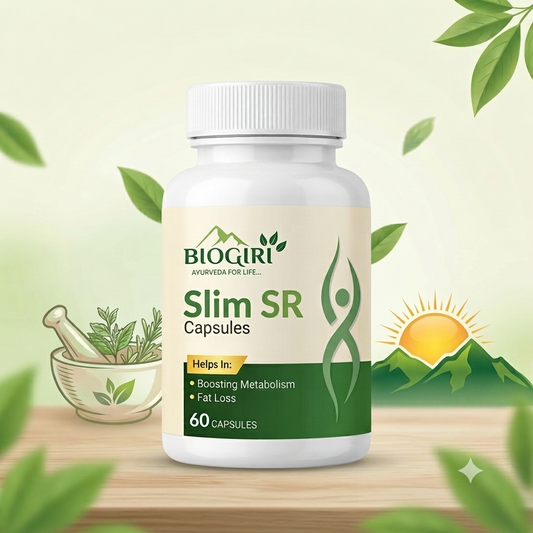Biogiri Slim SR Capsules – Ayurvedic Herbal Weight Management, Metabolism & Digestive Support – 60 Capsules